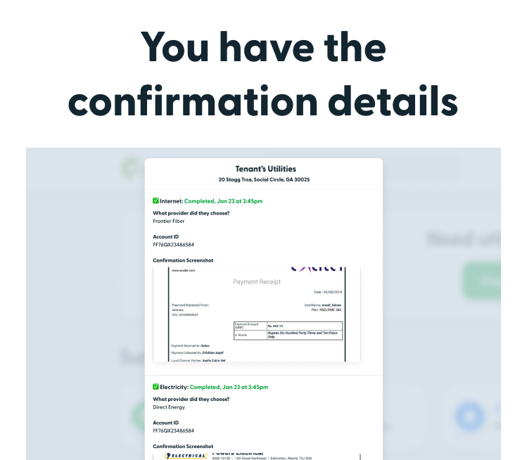 see IDs and renter details